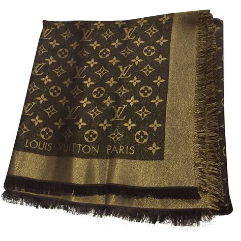 louis vuitton scarf authentic